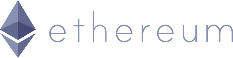 Логотип ETH в альбомной ориентации (фиолетовый)