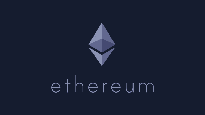 Логотип ETH в книжной ориентации (фиолетовый)