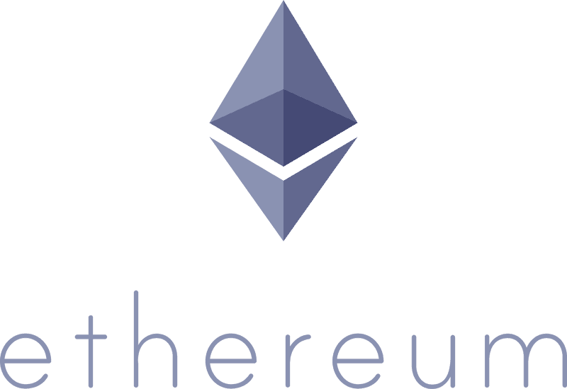 Логотип ETH в книжной ориентации (фиолетовый)
