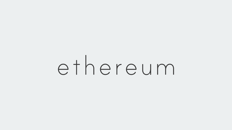 Слово-логотип ETH (серый)