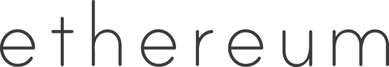 Слово-логотип ETH (серый)