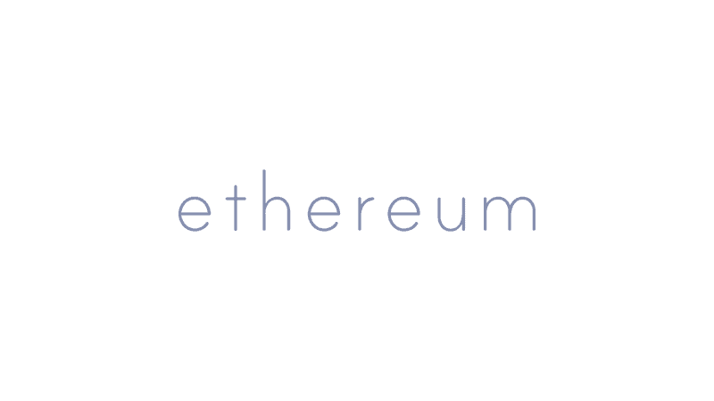 Слово-логотип ETH (белый)